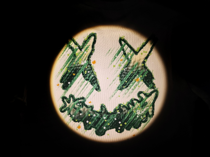 RickyisClown"FIREFLY GLOW" Ripped Smiley Tee RIC萤火之光 撕裂笑脸短袖