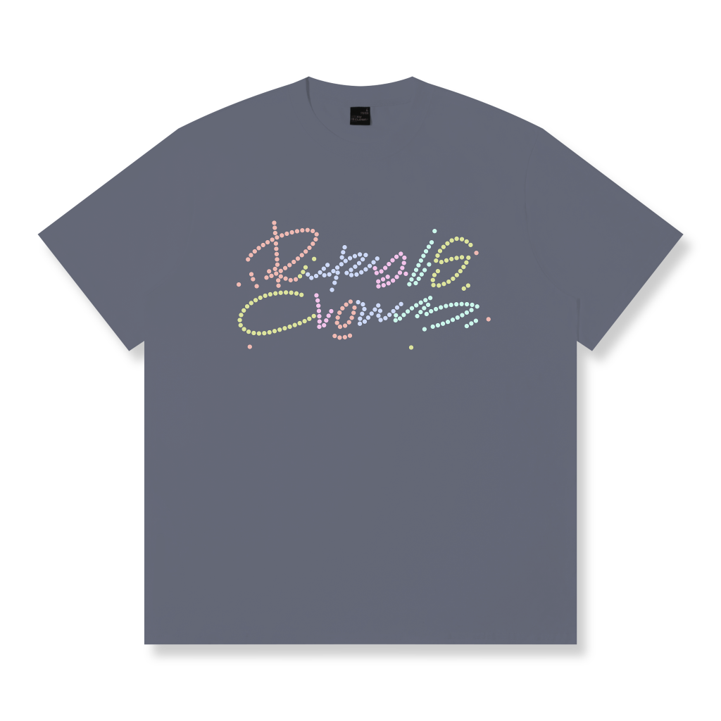 RickyisClown"KALEIDOSCOPE DREAM" Ripped Smiley Tee RIC缤纷之梦撕裂笑脸短袖