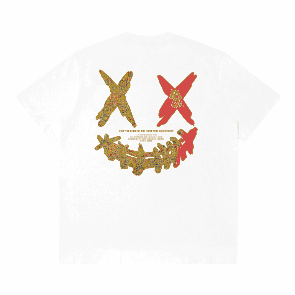 RickyisClown Exotic Camo Ripped Smiley Tee RIC异域伪装撕裂笑脸短袖