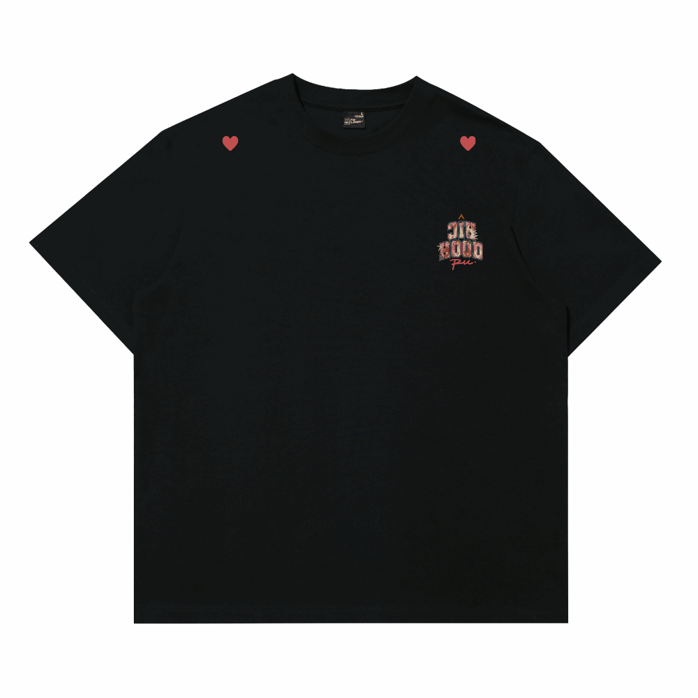 RIC“Geometry Fun ” Embroidered Patch Smiley Tee “几何趣味”贴布绣笑脸短袖