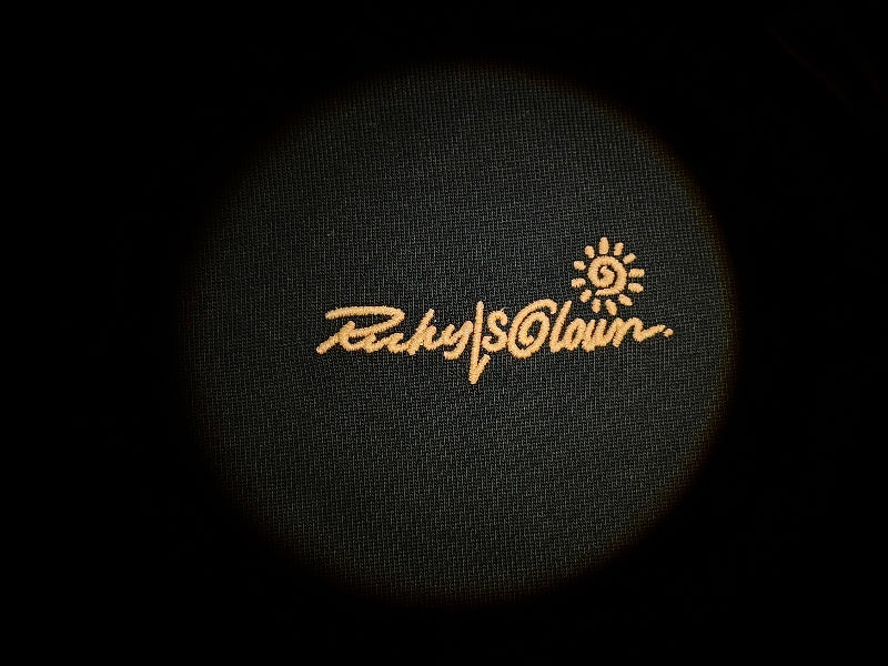 RickyisClown"Bingkai Sepuh" Tampalan Kulit Smiley Tee RIC''沙金画框“贴皮绣笑脸短袖