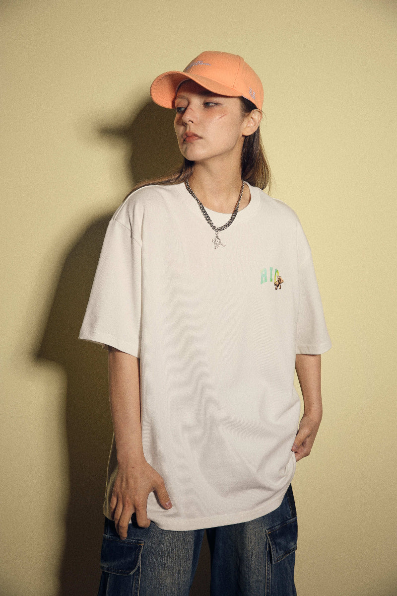 RIC Gothic Bear Batwing Tee 哥特小熊蝙蝠袖