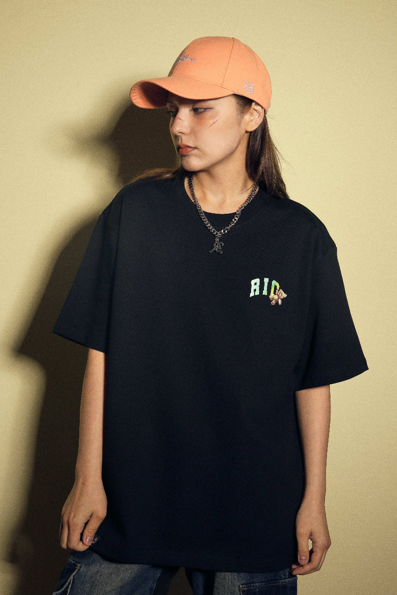 RIC Gothic Bear Batwing Tee 哥特小熊蝙蝠袖