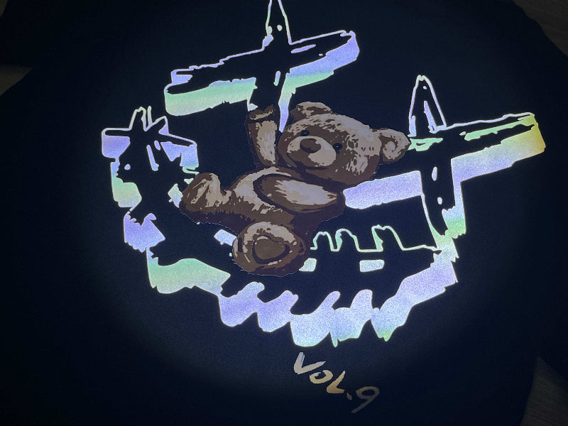 RIC Gothic Bear Batwing Tee 哥特小熊蝙蝠袖