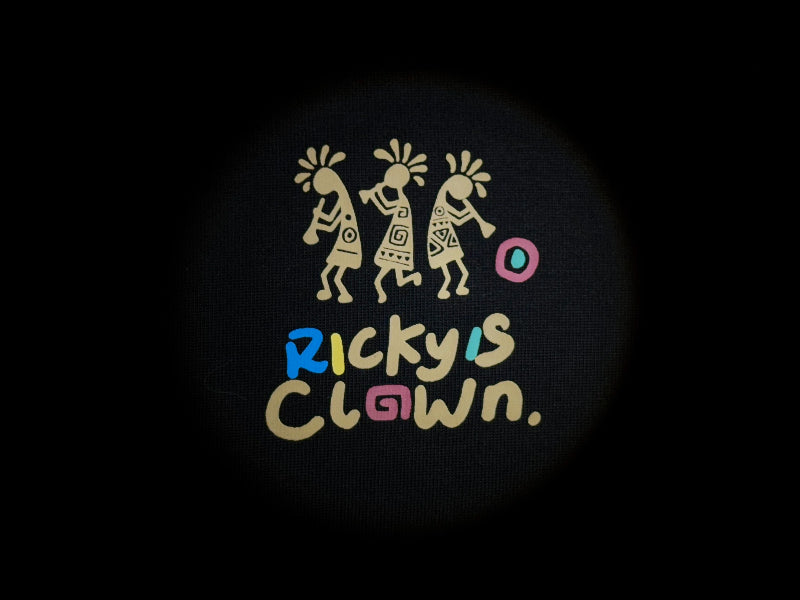 RickyisClown"Stone Age" Embroidered Patch Smiley Tee RIC“石器时代”贴布绣笑脸短袖