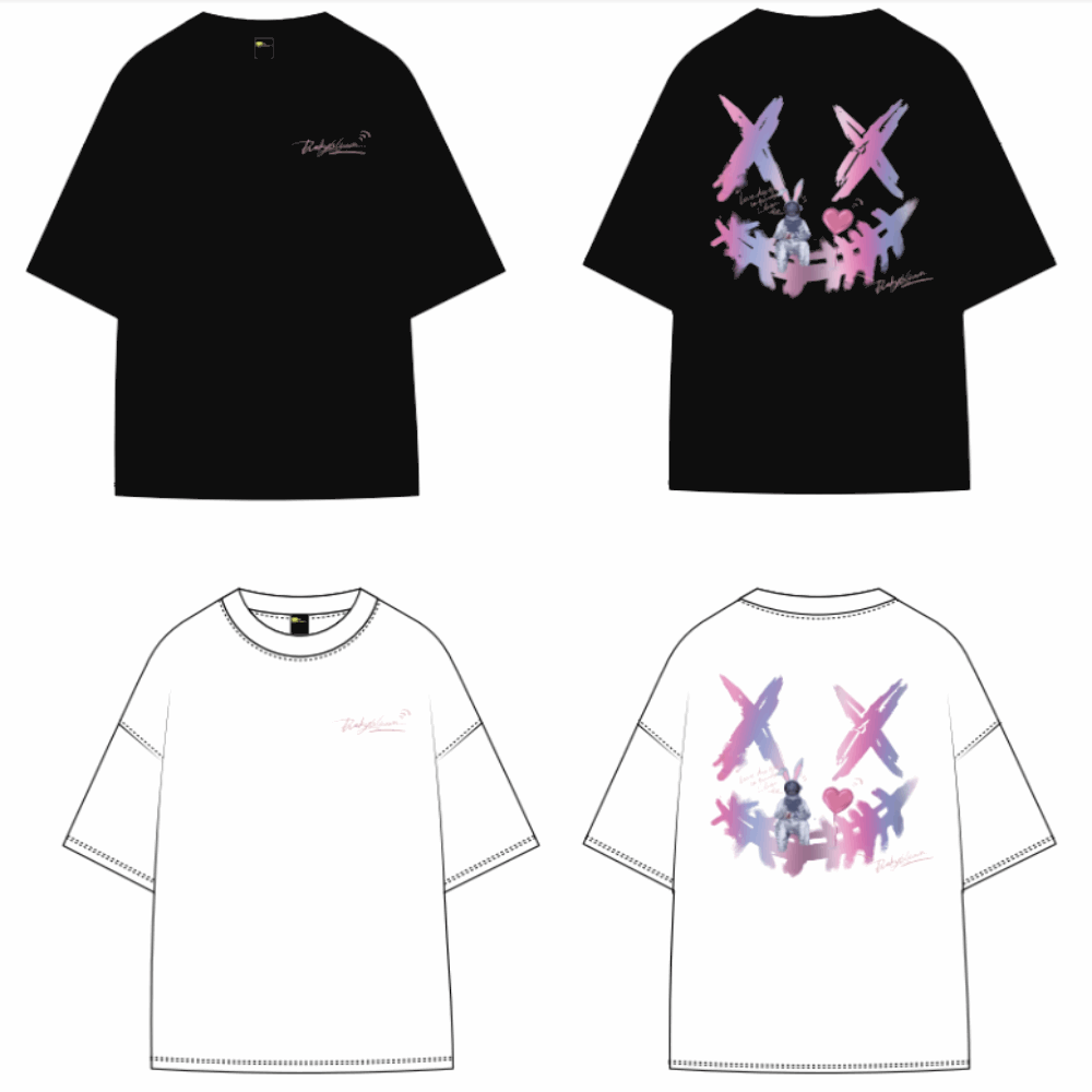 RickyisClown Space lacer&heart Joker Smiley Top RIC太空镭射爱心撕裂笑脸