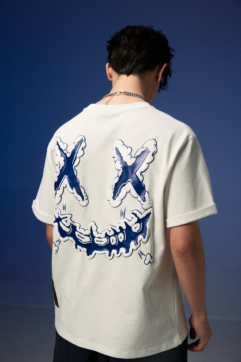 Rickyisclown Cloud Paradise Joker Smiley Tee RIC白雲樂園撕裂笑臉T恤