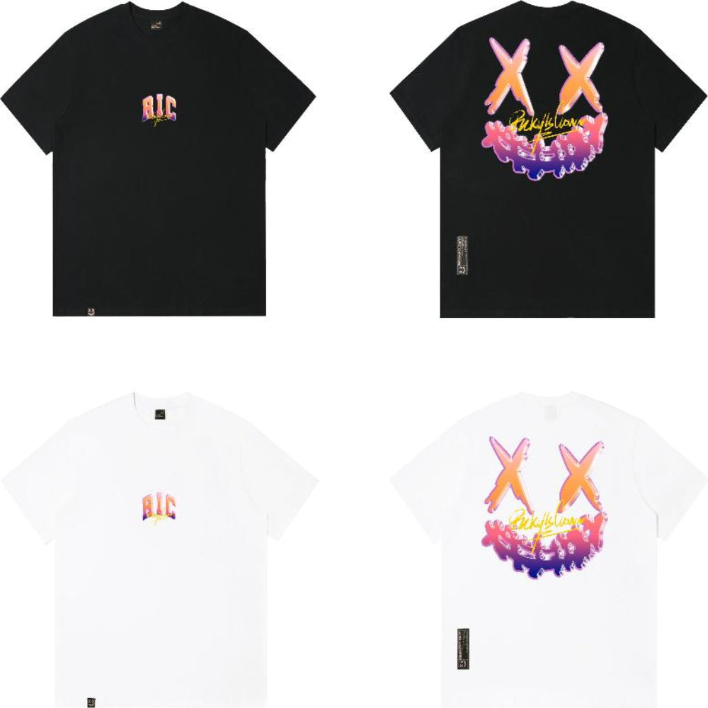 Rickyisclown Cyberpunk Age Joker Smiley T-shirt RIC賽博時代撕裂笑臉短袖上衣
