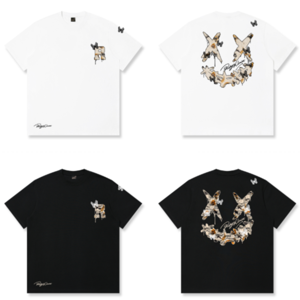 RickyisClown "Faded Wings Torn Smile Tee" RIC褪色之翼撕裂笑笑脸短袖