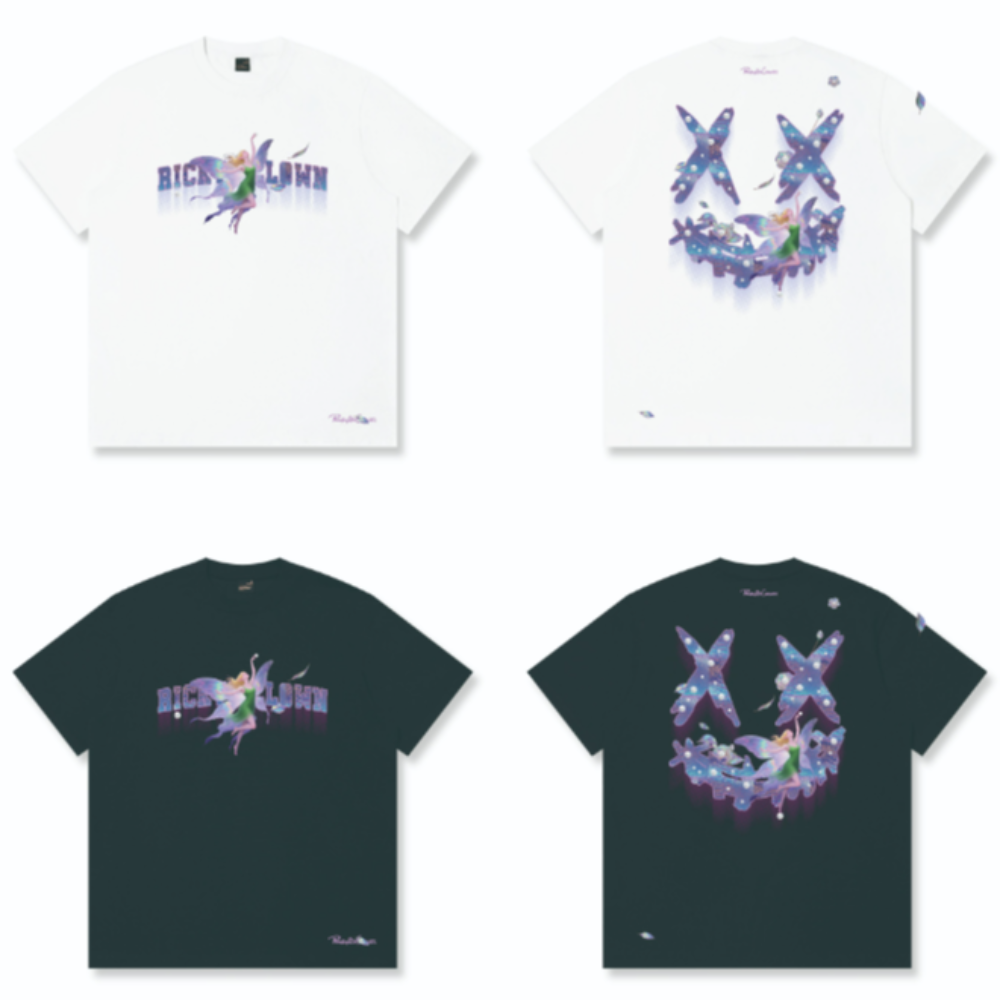 RickyisClown Secret Garden Torn Smile Tee RIC花林秘境撕裂笑脸短袖