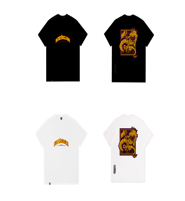 Rickyisclown Chinese Dragon Label Limited Tee 2024 RIC龍標限定T恤