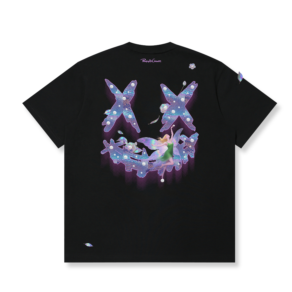 RickyisClown Secret Garden Torn Smile Tee RIC花林秘境撕裂笑脸短袖
