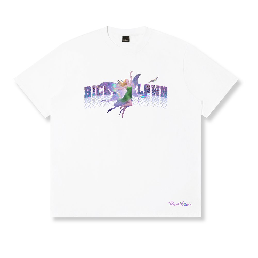 RickyisClown Secret Garden Torn Smile Tee RIC花林秘境撕裂笑脸短袖