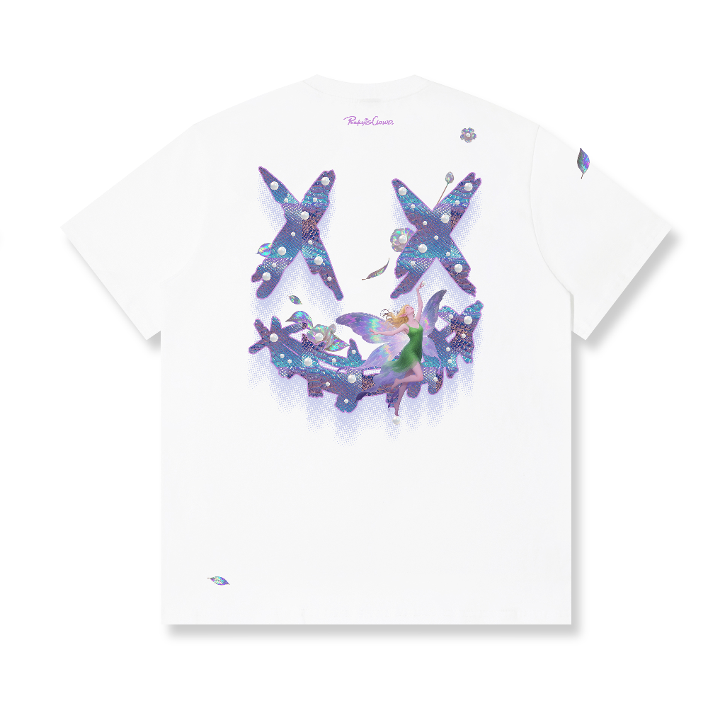 RickyisClown Secret Garden Torn Smile Tee RIC花林秘境撕裂笑脸短袖