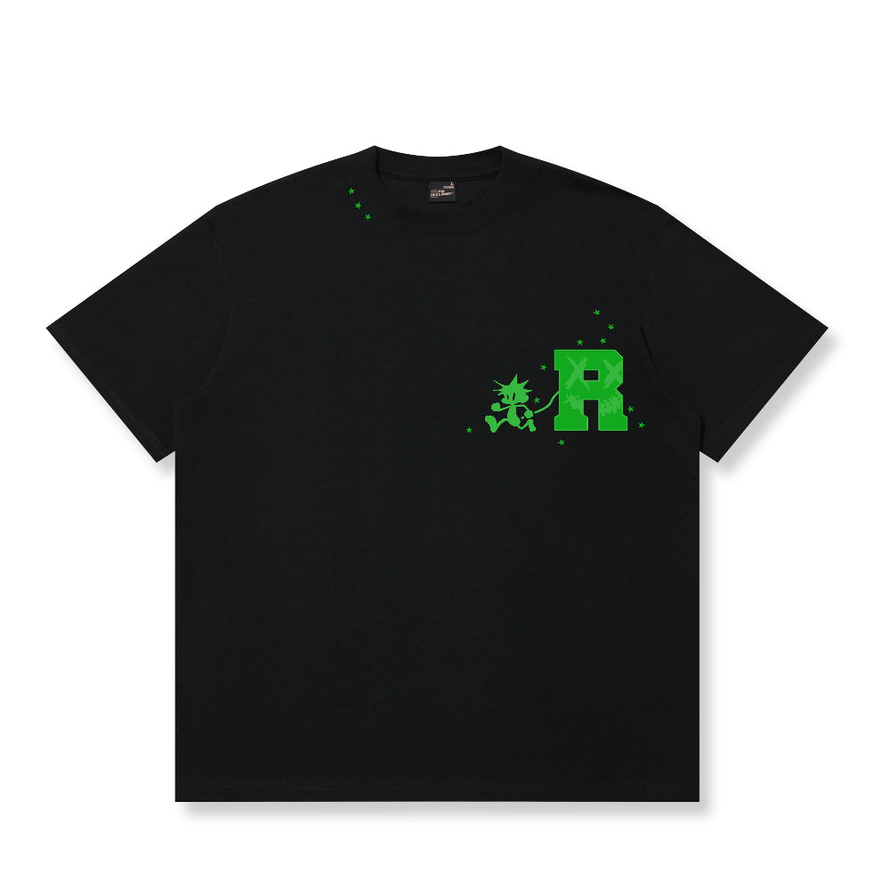 RickyisClown Pineapple Head & Magic Mirror Torn Smile Tee – Limited Edition RIC菠萝头与魔镜撕裂笑脸短袖（菠萝头限定）