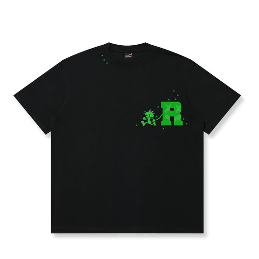 RickyisClown Pineapple Head & Magic Mirror Torn Smile Tee – Limited Edition RIC菠萝头与魔镜撕裂笑脸短袖（菠萝头限定）