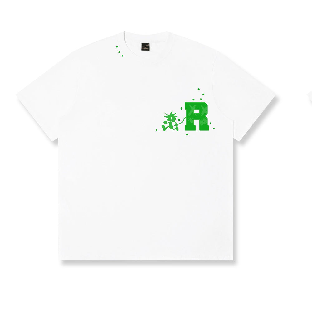 RickyisClown Pineapple Head & Magic Mirror Torn Smile Tee – Limited Edition RIC菠萝头与魔镜撕裂笑脸短袖（菠萝头限定）