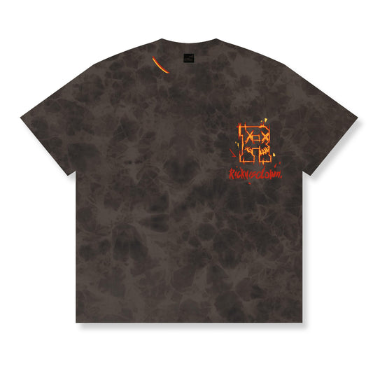 RickyisClown Flame Soul Torn Smile T-Shirt RIC烈火之魂撕裂笑脸短袖