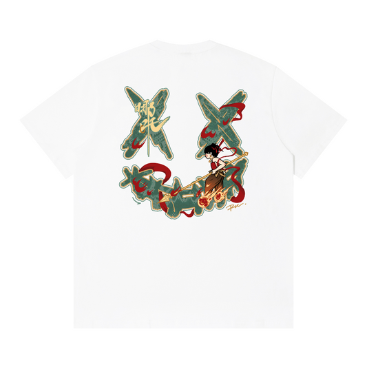 RickyisClown"LOTUS SPEAR" Ripped Smiley Tee   RIC“莲之枪”撕裂笑脸短袖