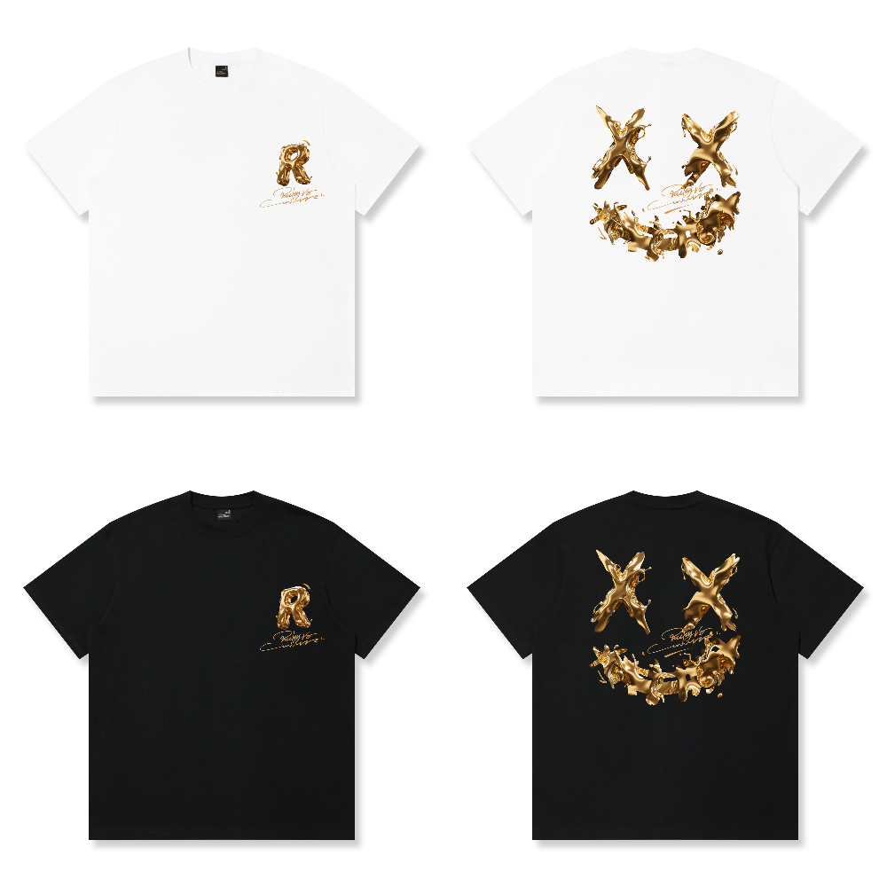 RickyisClown"ALCHEMY REBELS" Ripped Smiley Tee  RIC炼金术 撕裂笑脸短袖