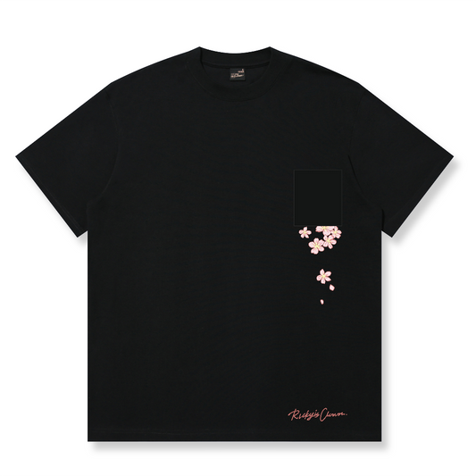 RickyisClown Floral Shadow Torn Smile Tee  RIC花影穿梭撕裂笑脸短袖