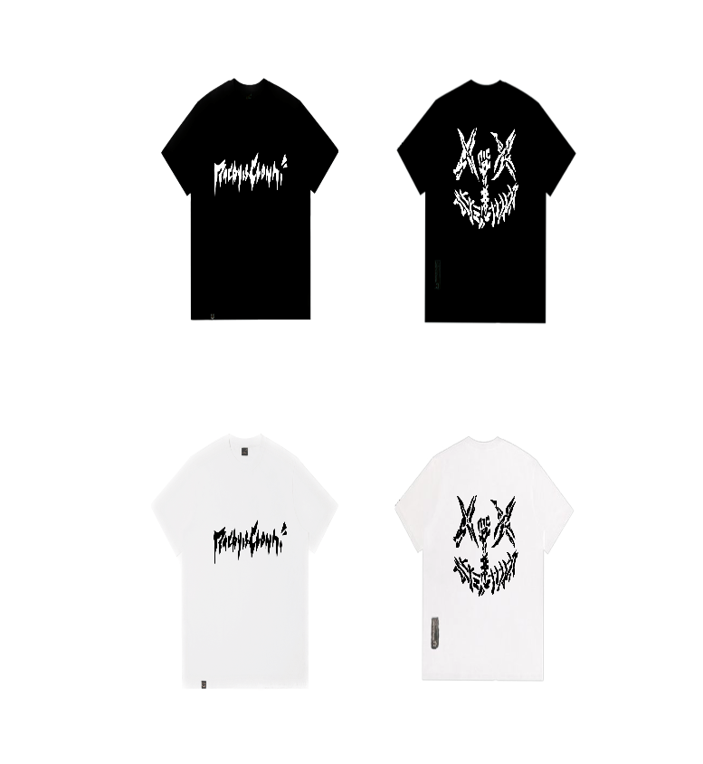 Rickyisclown Skull Sigil Joker Smiley Tshirt 2024 RIC骨头撕裂笑脸短袖上衣 2024