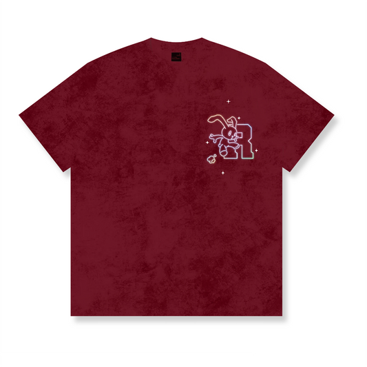 RickyisClown Neon Clown Rabbit Torn Smile T-Shirt RIC炫光小丑兔撕裂笑脸短袖