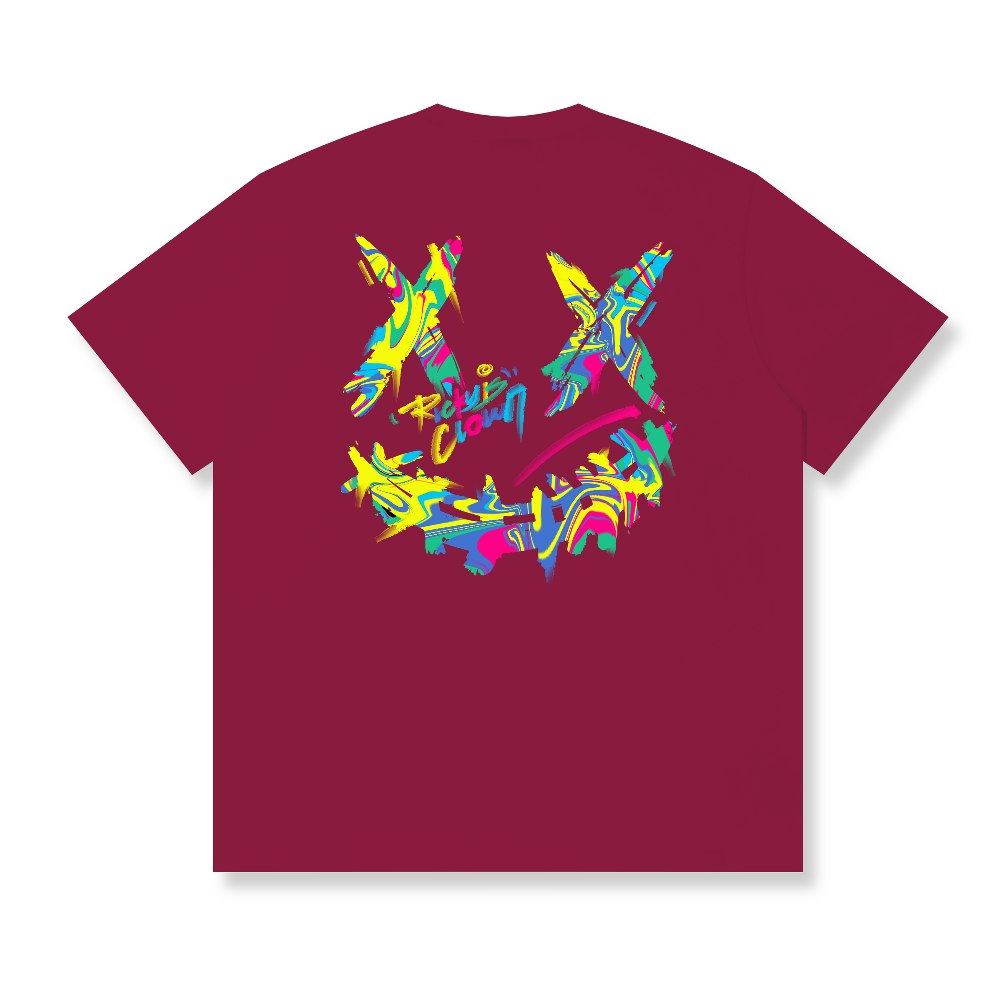 RickyisClown Street Artist Torn Smile Tee – Indie Illustrator Edition RIC街头艺术家撕裂笑脸短袖（独立插画师系列）