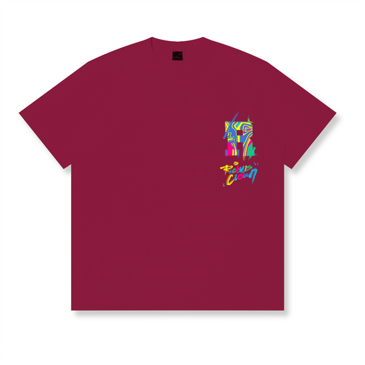 RickyisClown Street Artist Torn Smile Tee – Indie Illustrator Edition RIC街头艺术家撕裂笑脸短袖（独立插画师系列）