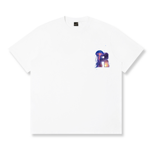 RickyisClown Galaxy Jellyfish Torn Smile Tee RIC星空水母撕裂笑脸短袖