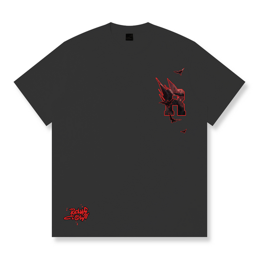 RickyisClown Bat Wings Torn Smile Tee RIC蝙蝠之翼撕裂笑脸短袖