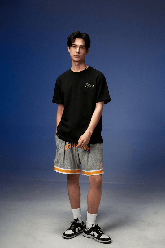 Rickyisclown Retro Contrast-Splicing Joker Smiley Shorts RIC撕裂笑臉異色拼接復古球褲 2024