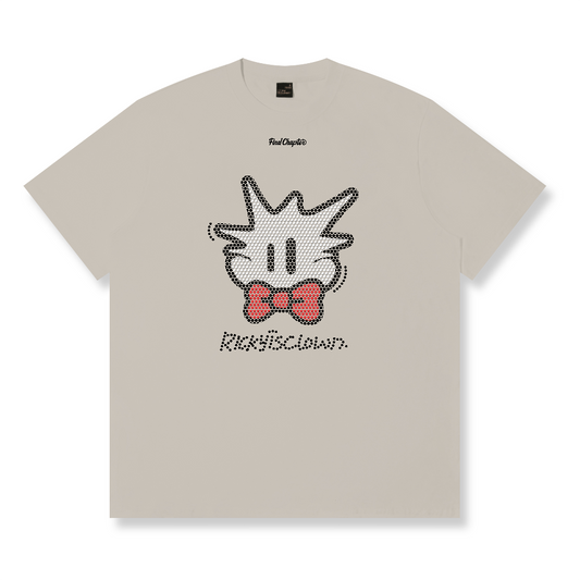 RickyisClown I’m Wearing a Tie Torn Smile Tee (Pineapple Head Limited) RIC我打领带了 撕裂笑脸短袖（菠萝头限定）