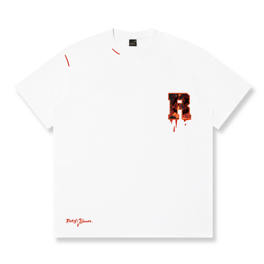 RickyisClown Inferno Black Horse Torn Smile Tee RIC熔浆黑马撕裂笑脸短袖
