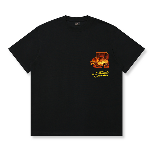 RickyisClown Blazing Dragon Realm Torn Smile Tee RIC 火龙秘境撕裂笑脸短袖
