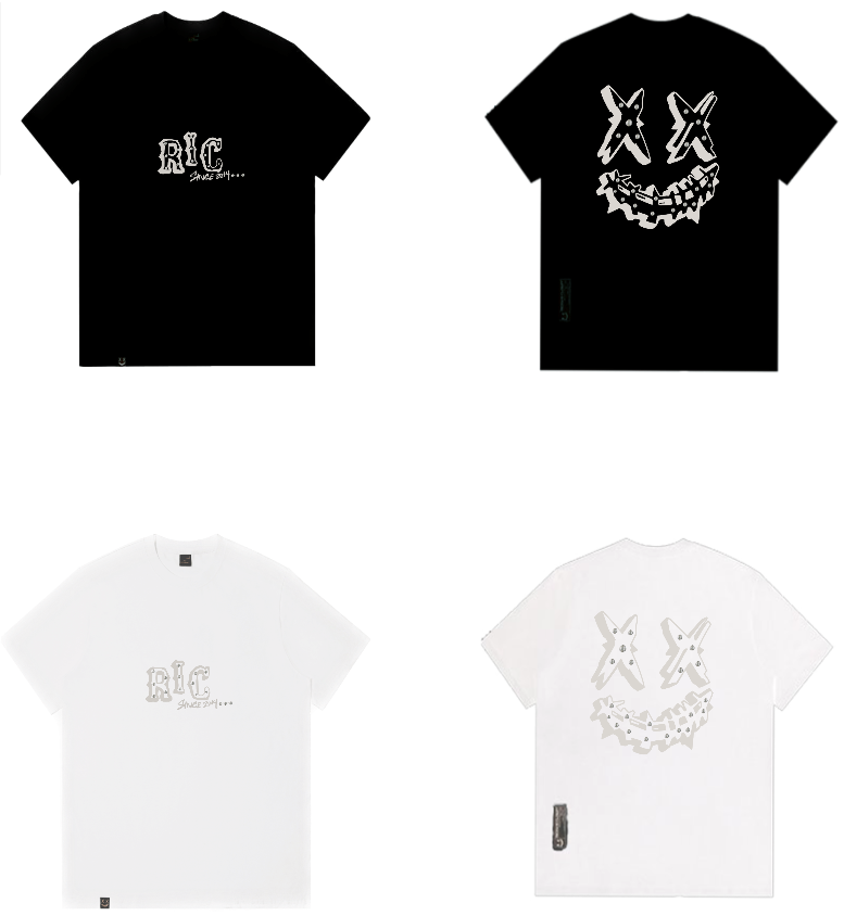 Rickyisclown Gothic Dazzle Joker Smiley T-shirt 2024 RIC 哥特閃鑽撕裂笑臉短袖上衣 2024