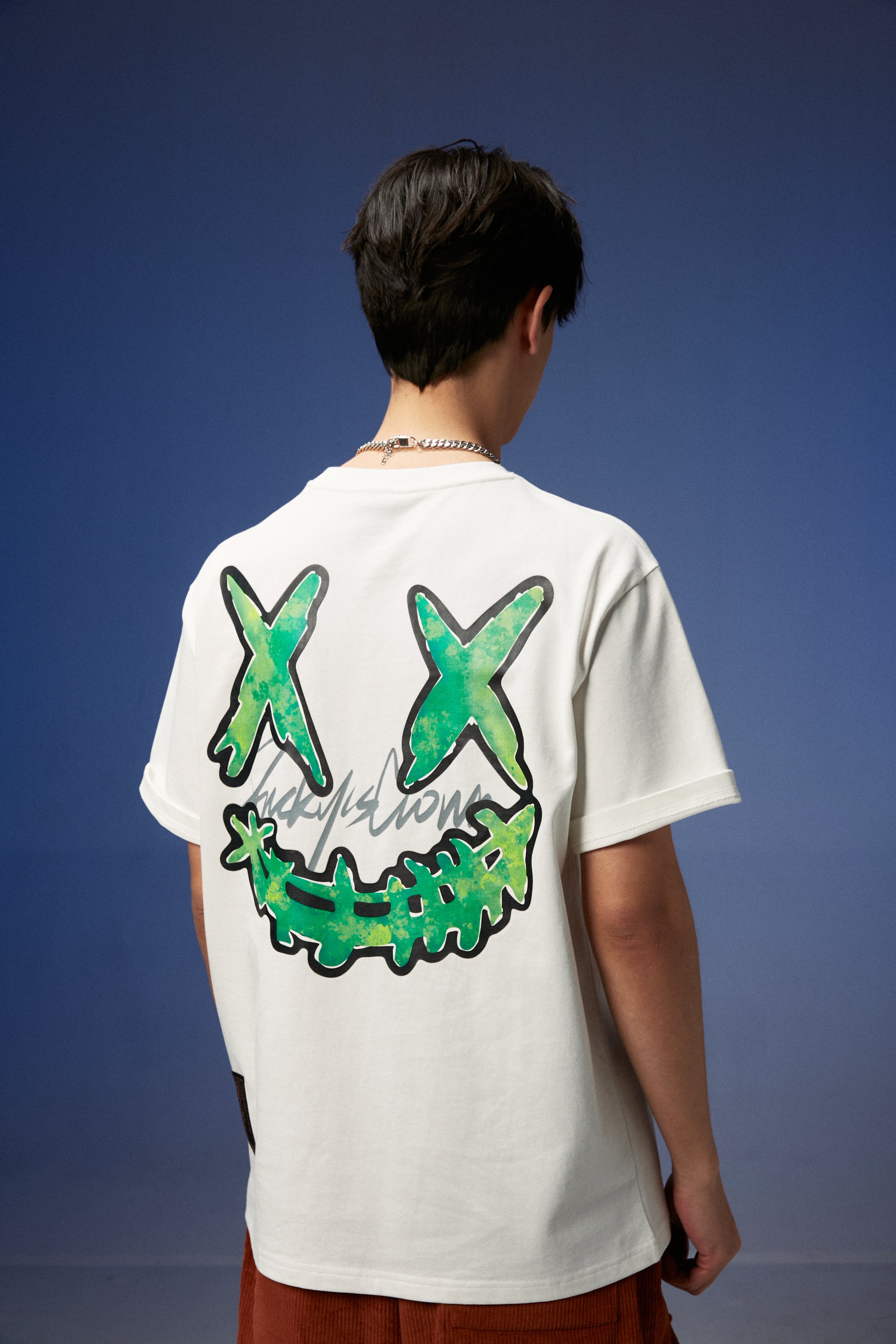 Rickyisclown Green Whirlwind Joker Smiley Tee 2024RIC綠色旋風撕裂笑臉T恤2024