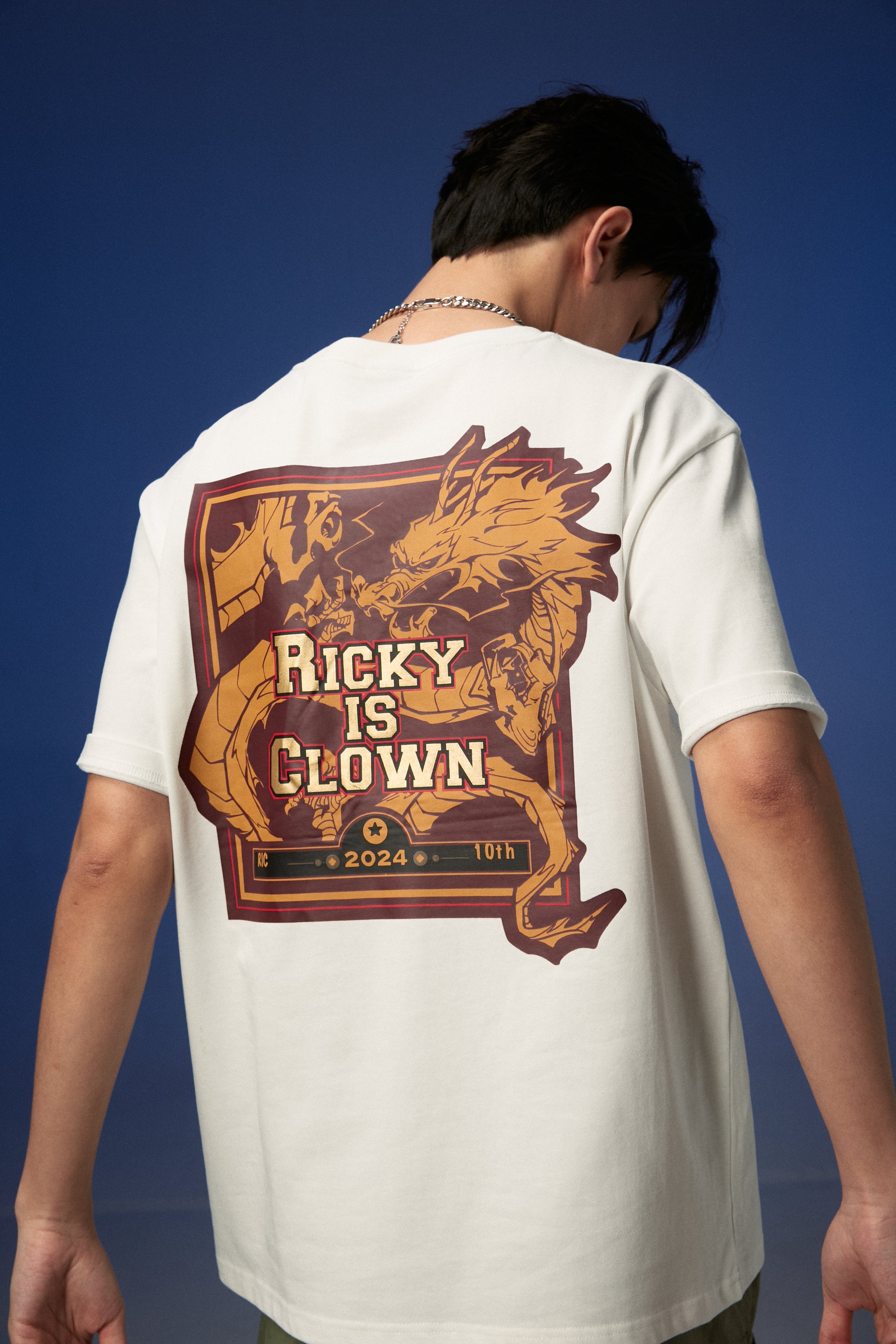 Rickyisclown Chinese Dragon Label Limited Tee 2024 RIC龍標限定T恤