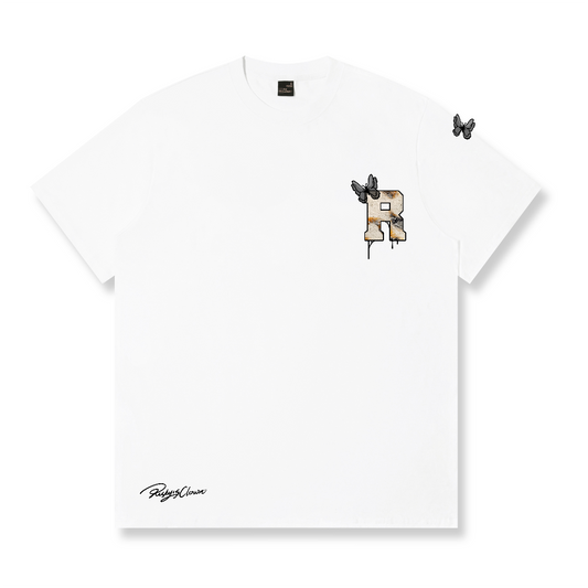 RickyisClown Faded Wings Torn Smile Tee RIC褪色之翼撕裂笑笑脸短袖