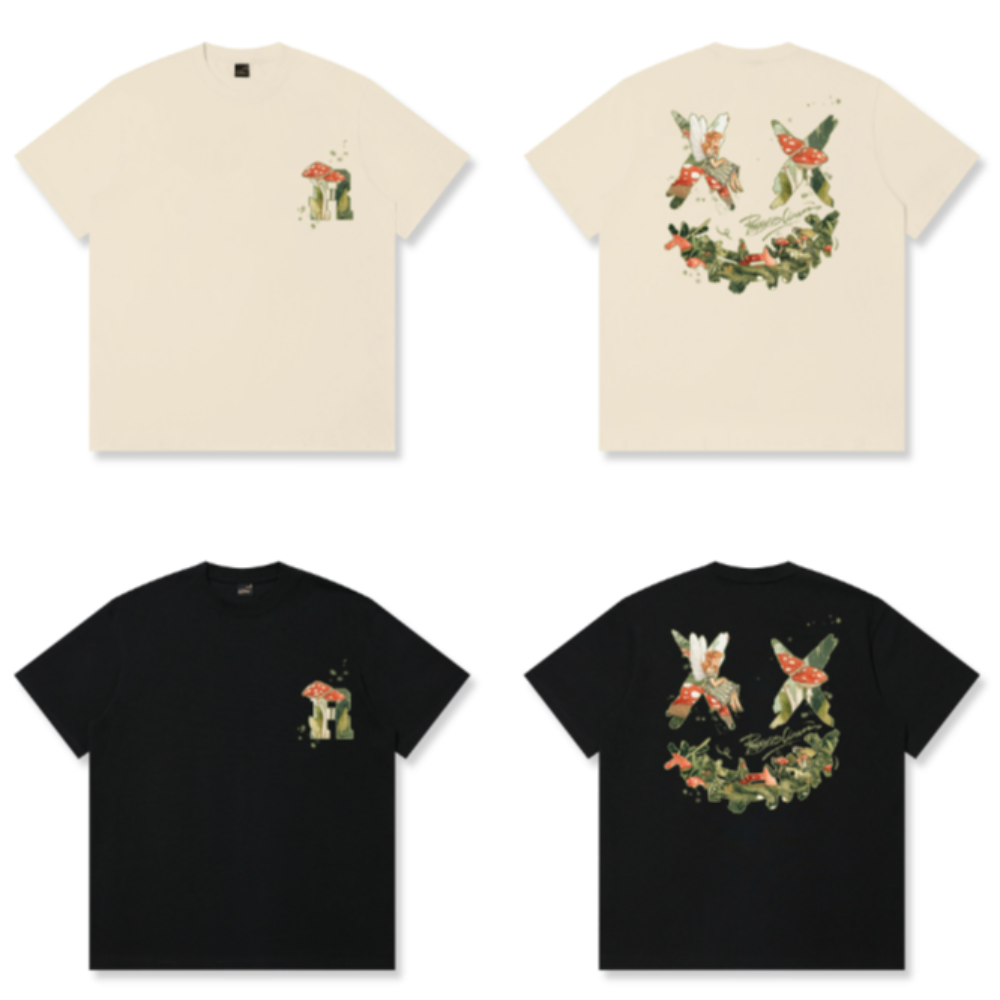 RickyisClown Flower Fairy Torn Smile Tee RIC花丛仙子撕裂笑脸短袖