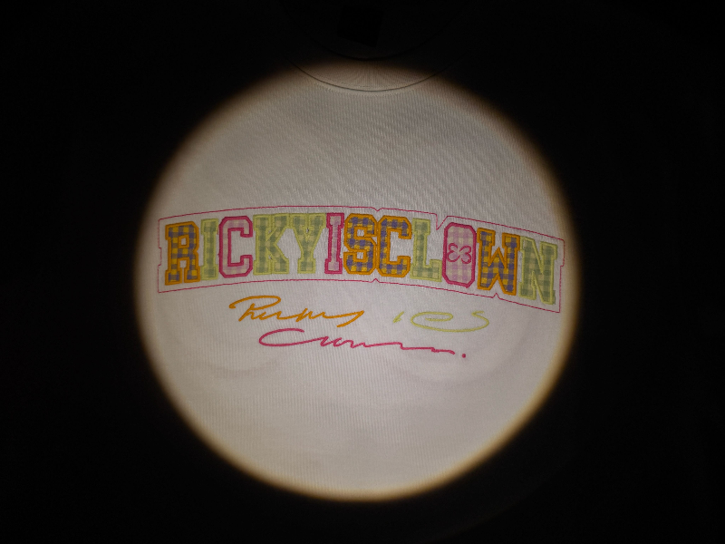 RickyisClown"RAINBOW PLAID" Patchwork Butterfly Tee  RIC多彩格纹贴布绣蝴蝶短袖（蝴蝶IP款）