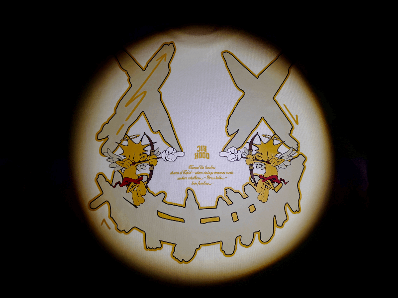 RickyisClown"CUPINEAPPLE" Ripped Smiley Tee   RIC"丘比特”菠萝头撕裂笑脸短袖