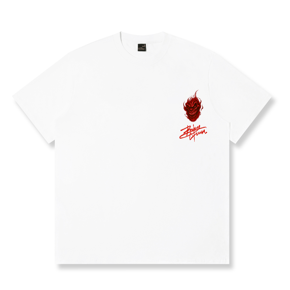 RickyisClown Scarlet Storm Torn Smile Tee RIC猩红风暴撕裂笑脸短袖