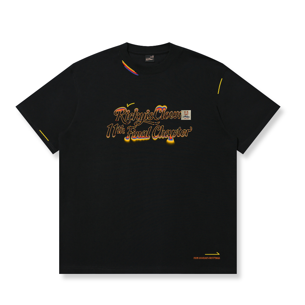 RickyisClown Rainbow Rush Torn Smile Tee RIC彩虹狂潮撕裂笑脸短袖