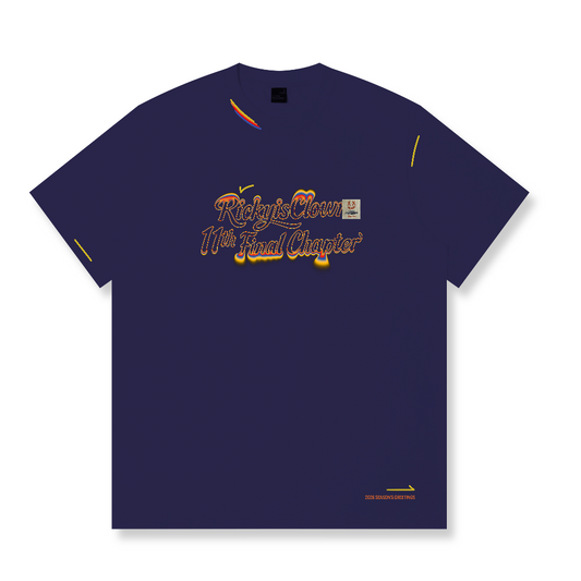 RickyisClown Rainbow Rush Torn Smile Tee RIC彩虹狂潮撕裂笑脸短袖