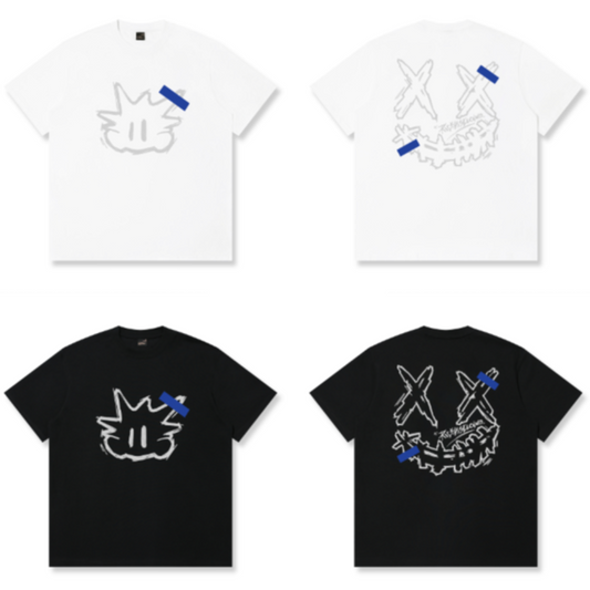 RickyisClown Polaroid Torn Smile Tee – Pineapple Head Limited RIC大头贴 撕裂笑脸短袖（菠萝头限定）