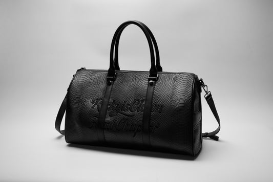 RickyisClown 手提蛇纹皮包