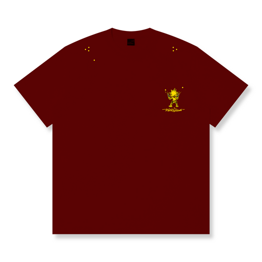RickyisClown "Neon Skin" Appliqué Ripped Smiley Tee    RIC炫彩皮肤贴布绣撕裂笑脸短袖