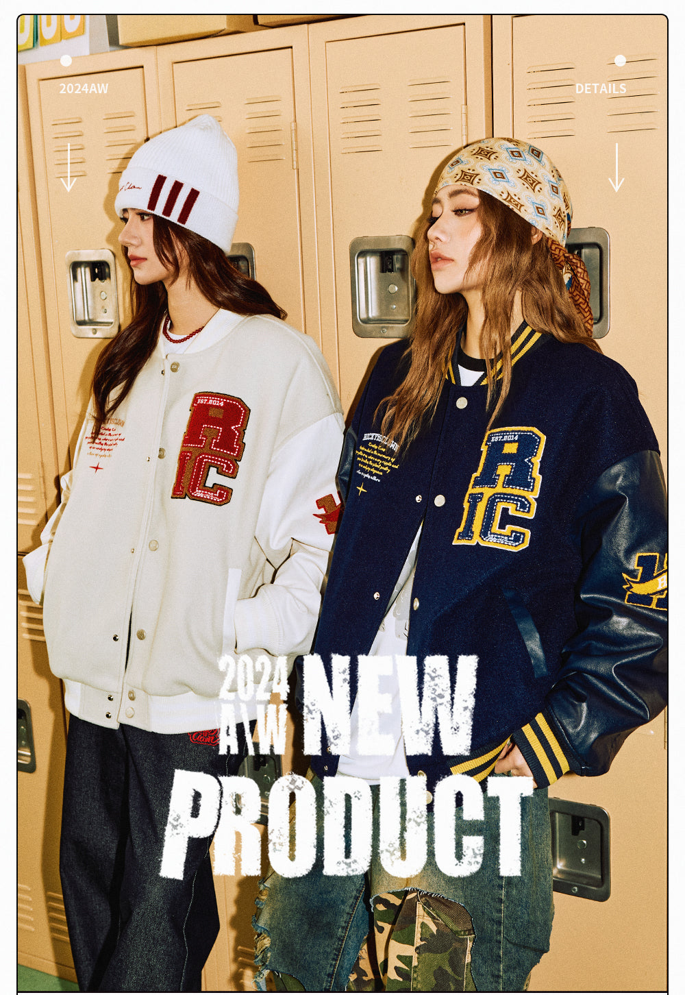 RickyisClown richood Lightweight Chenille Varsity Jacket (No Padding)