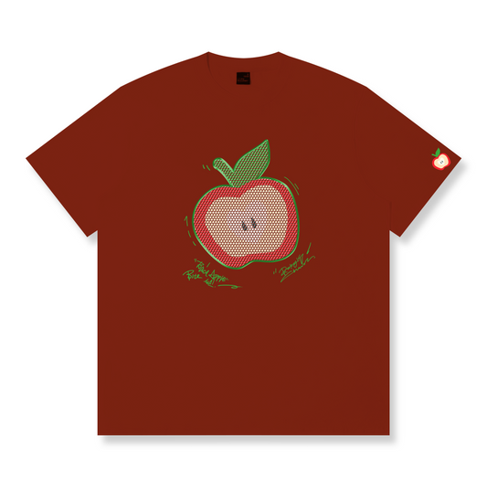 RickyisClown"CRYSTAL APPLE" Ripped Smiley Tee  RIC水晶苹果 撕裂笑脸短袖